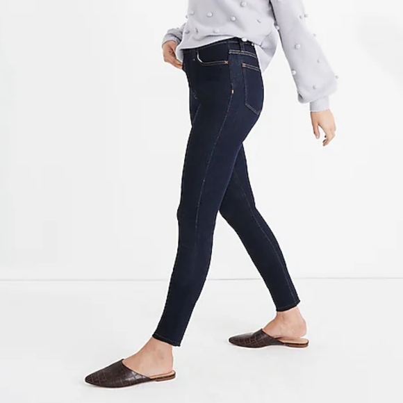 Madewell Roadtripper Jeggings Jeans High Rise Pember Dark Wash New Size 26 - Picture 11 of 11